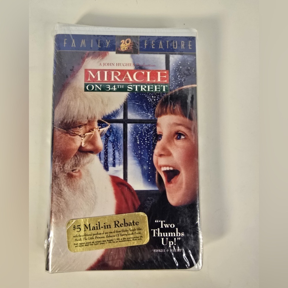 Miracle on 34th Street (VHS, 1995) Clamshell NEW/Sealed